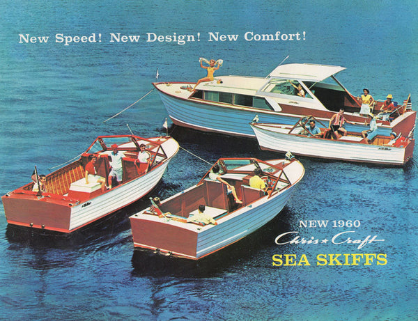 Chris Craft 1960 Sea Skiffs Brochure â€
