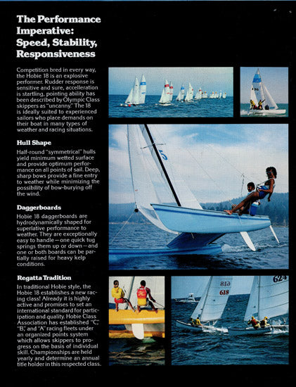 Hobie Cat 18 Brochure – SailInfo I boatbrochure.com