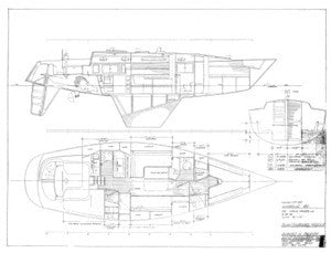 Nordic 40 Interior Plan Profile Plan Sailinfo I Boatbrochure Com