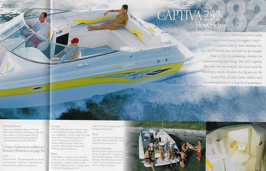Rinker 2004 Captiva Sport Boats Brochure