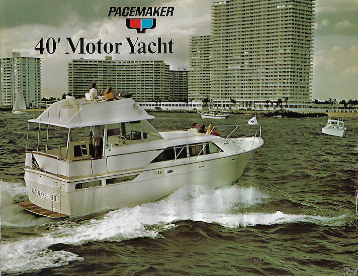 40 ft pacemaker motor yacht