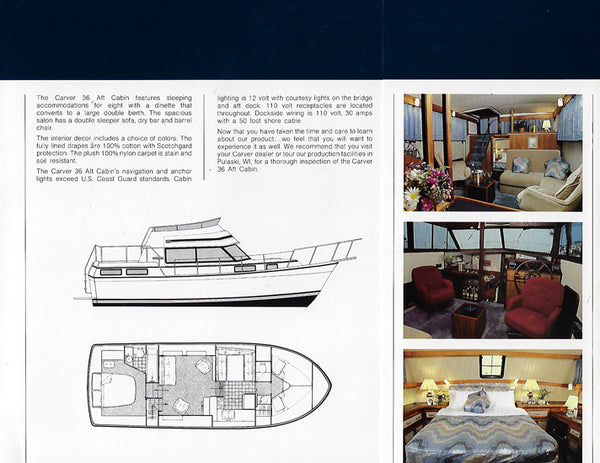 carver yachts brochures