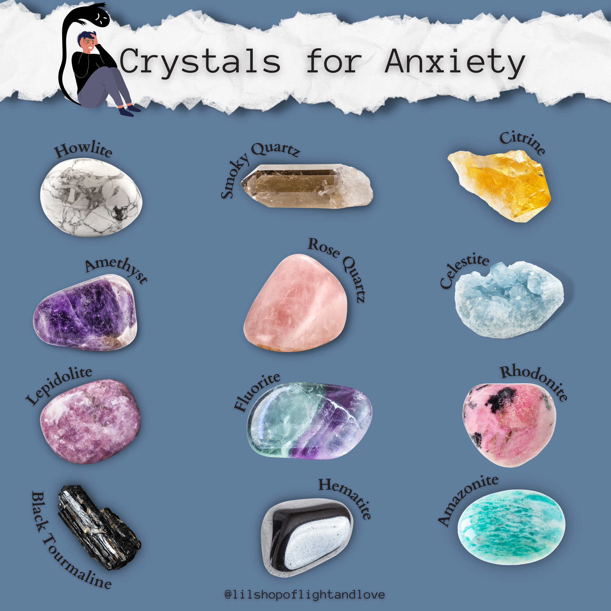 Crystals that help ease anxiety