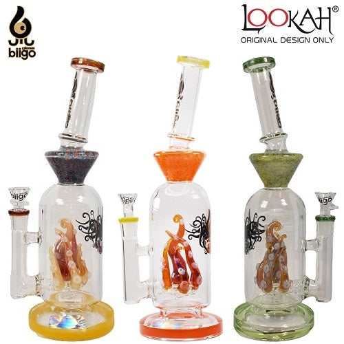  Biigo 13" Kraken Tentacle Water Pipe by Lookah 