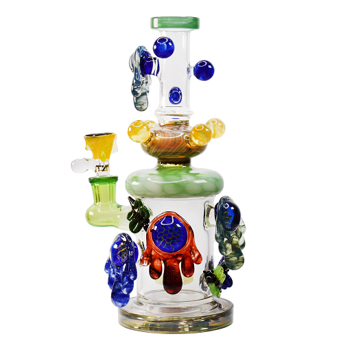  T'ATAOO 10" Honey Barrel Water Pipe by Lookah 