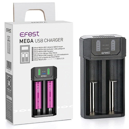  efest Mega USB Dual Battery Charger 