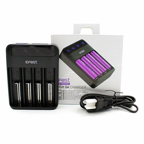  Efest Q4 LUSH 4 Bay Intelligent 18650 Battery Charger 