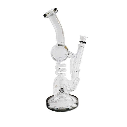  Lookah 11.7" Double Filter Curved Neck Water Pipe 