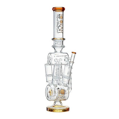  Quad Honeycomb Perc Recycler Water Pipe 