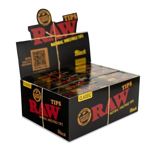  Raw Black Rolling Tips 