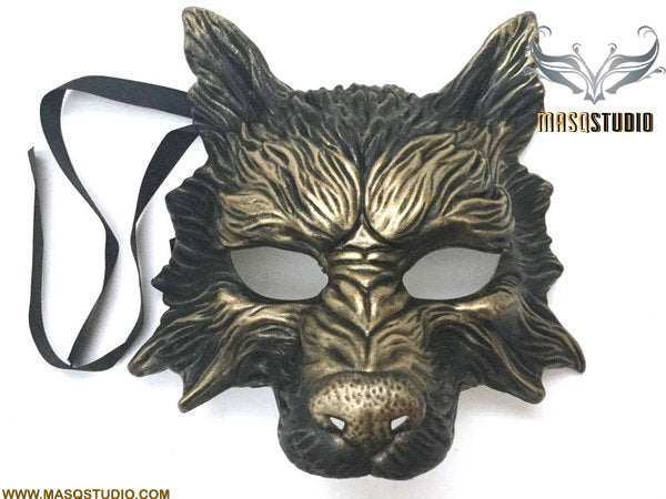 Masquerade Wolf Mask Animal Halloween Haunted House party Mask ...