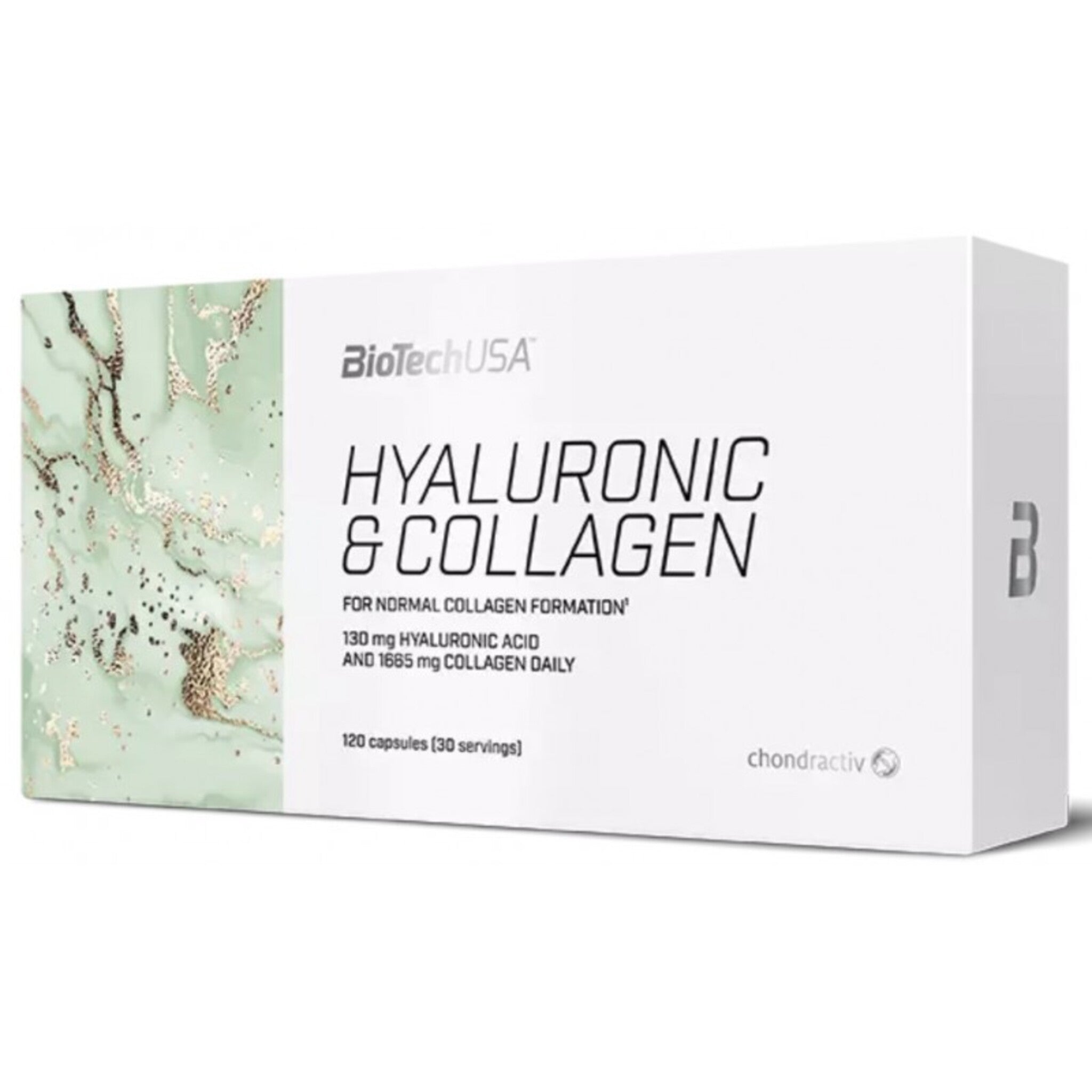 best hyaluronic acid cu colagen de tip 2 Acid Hyaluronic+Colagen, BioTechUSA Hyaluronic+Collagen, 120 caps