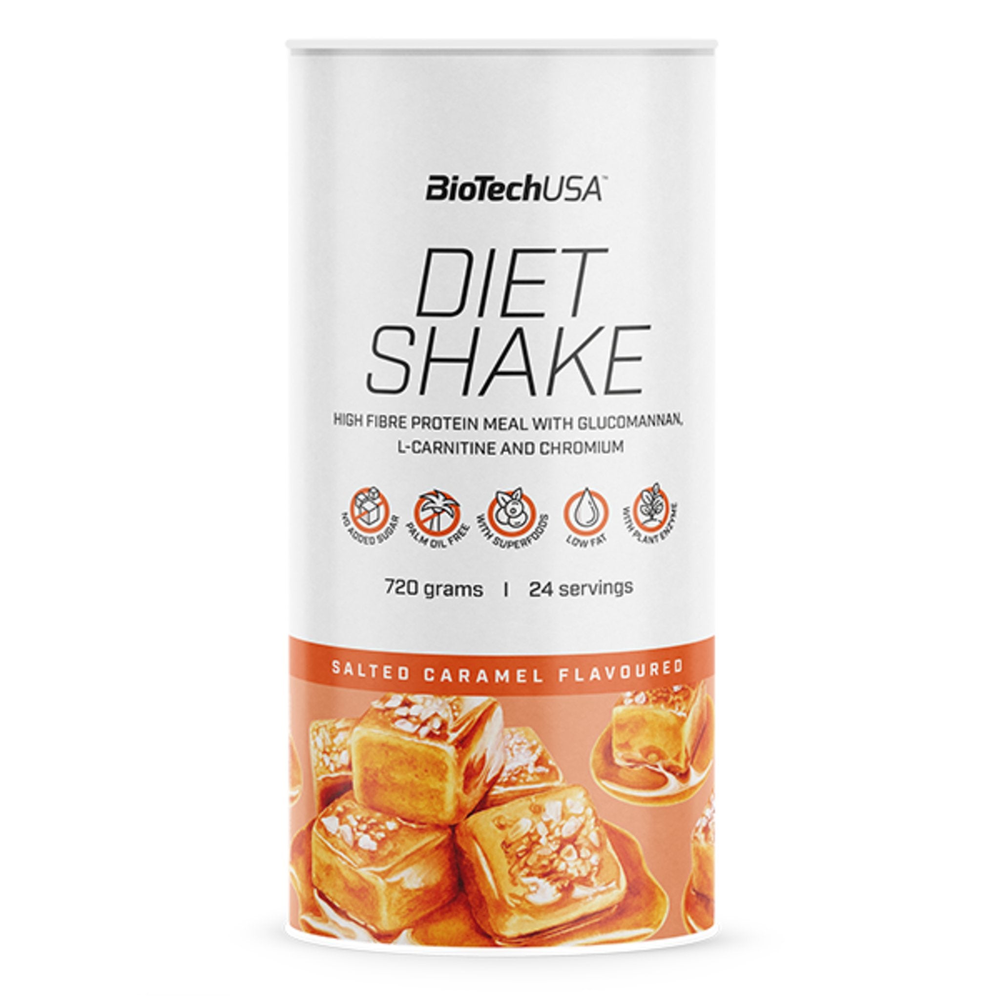 shake uri proteice pentru masa musculara Pudre Proteice, BioTechUSA, Diet Shake, 720g