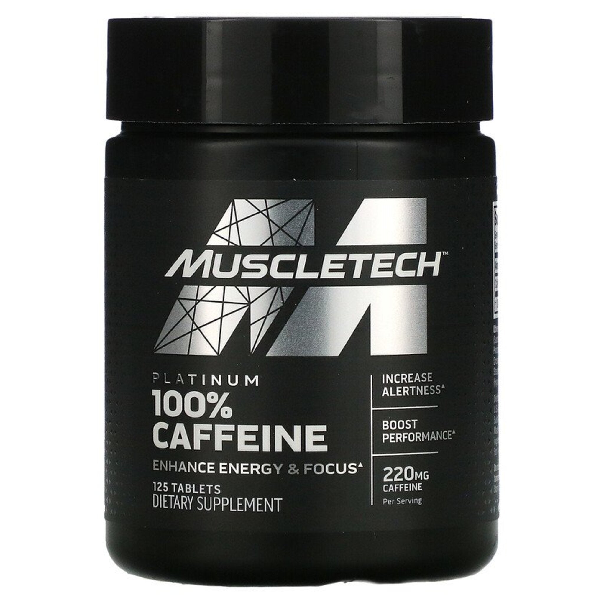cate mg de cofeina are o cafea Cofeina - Muscletech Platinum 100% Caffeine, 220 mg, 125 Tablets