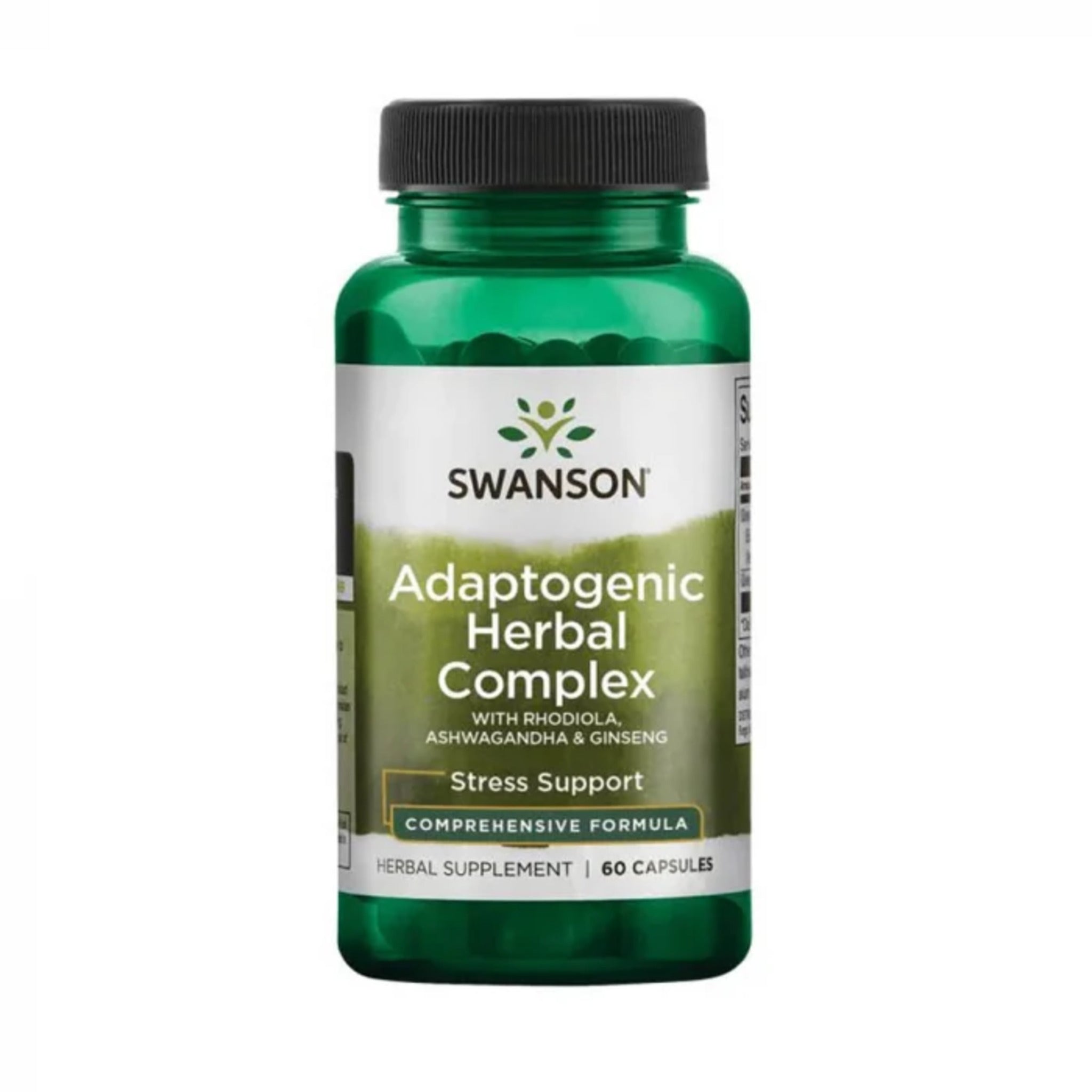 pastile de calmare pe baza de plante Complex Adaptogen Pe Baza De Plante, Swanson, Adaptogenic Herbal Complex, 60caps