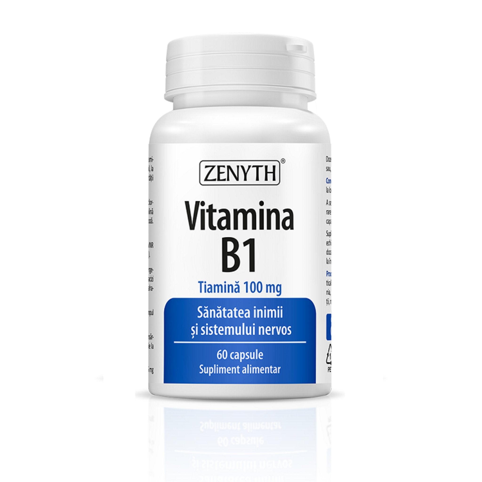 vitamina b1 b6 b12 injectabil intravenos pret Vitamina B1, Zenyth Vitamina B1, 60 caps