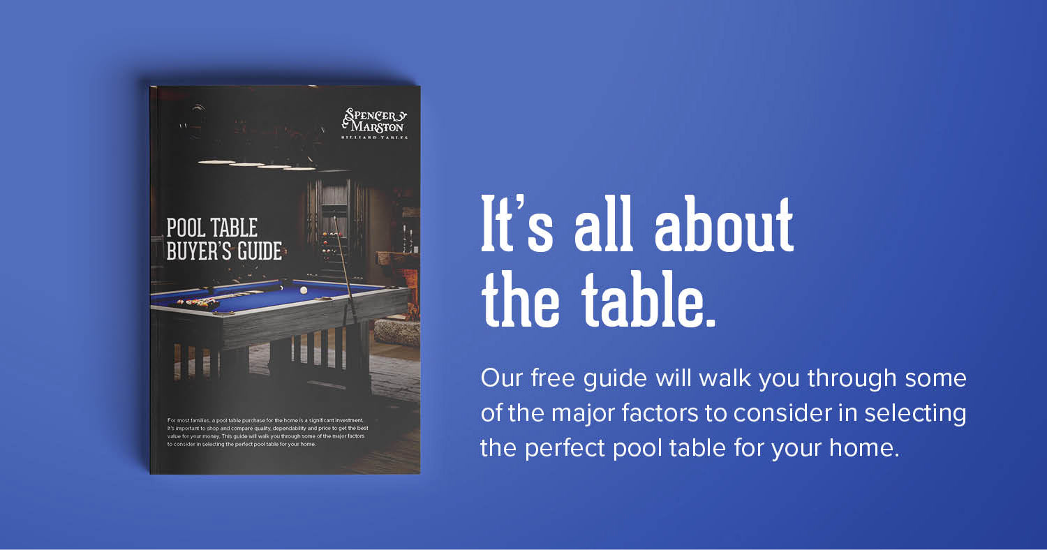 Download the Pool Table Buyer's Guide