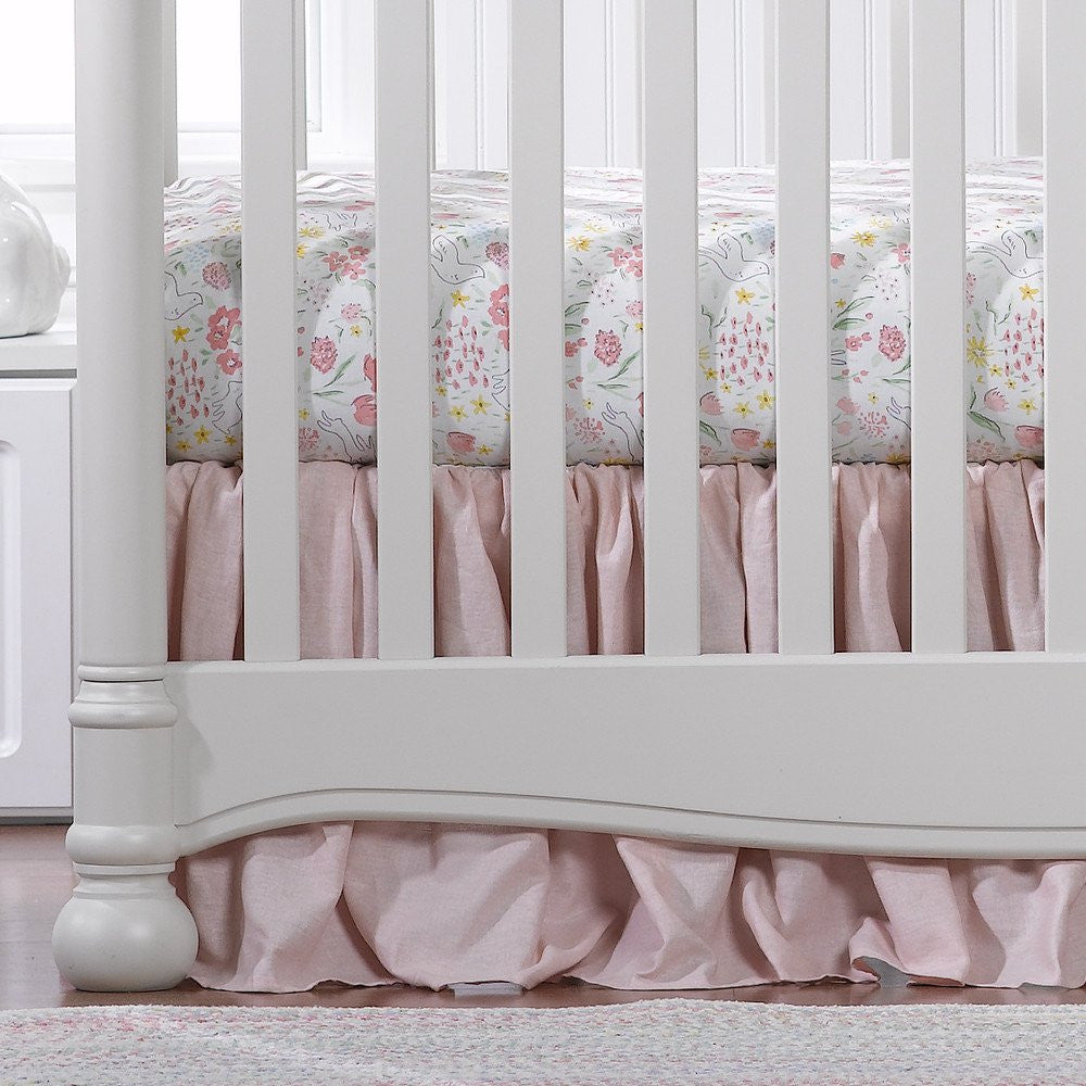 gathered crib skirt