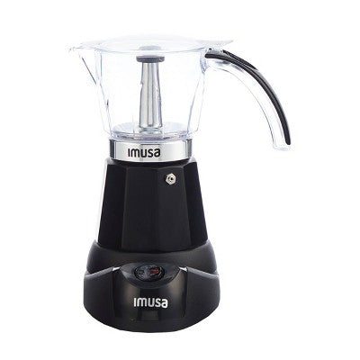 New - IMUSA Aluminium Espresso Maker Black - Secondipity