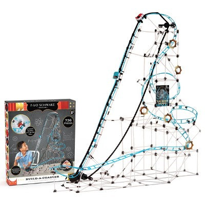 FAO Schwarz Roller Coaster Build Set - 736pc - Secondipity