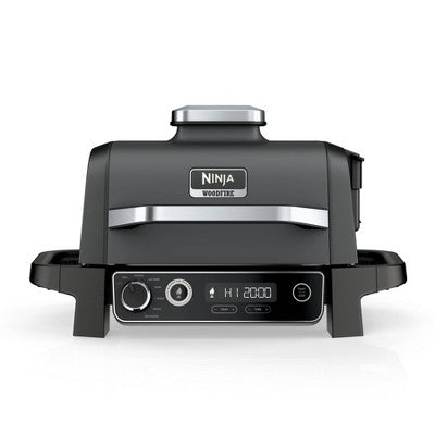 Open Box - Ninja OG701TGT 7-in-1 Master Woodfire Outdoor Grill and Smoker - Black - Secondipity