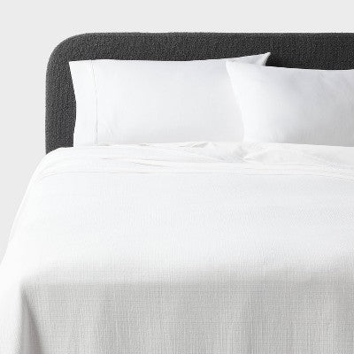 New - King Luxe Matelasse Coverlet White - Threshold - Secondipity