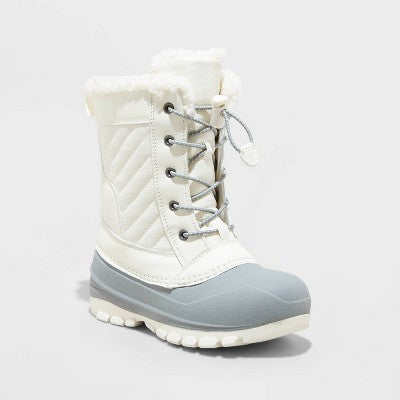 New - Girls' Skylar Winter Boots - All in Motion Cream 4 - Secondipity