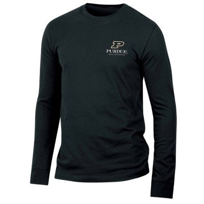 New - NCAA Purdue Boilermakers Men's Long Sleeve Suede T-Shirt - XXL - Secondipity