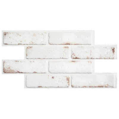 Smart Tiles 2pk Brik Toscana XL Matte Peel & Stick 3D Tile Paper Backsplash - Secondipity