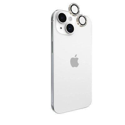 Kate Spade New York Apple iPhone 15/iPhone 15 Plus Aluminum Ring Lens Protector - Stone Gold - Secondipity