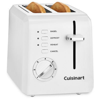 Open Box Cuisinart 2 Slice Toaster - White - CPT-122 - Secondipity