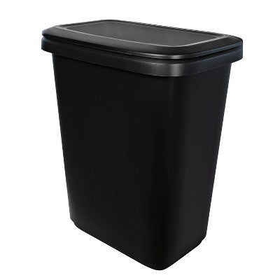 Hefty 20.4gal XL Dual Function Trash Can Black - Secondipity