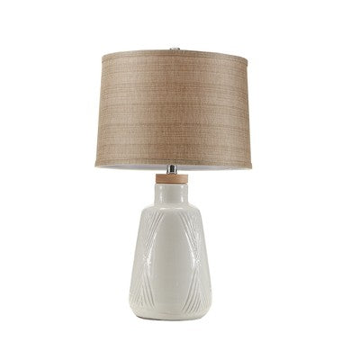 Open Box - 24.5" Tate Table Lamp Ivory Hampton Hill