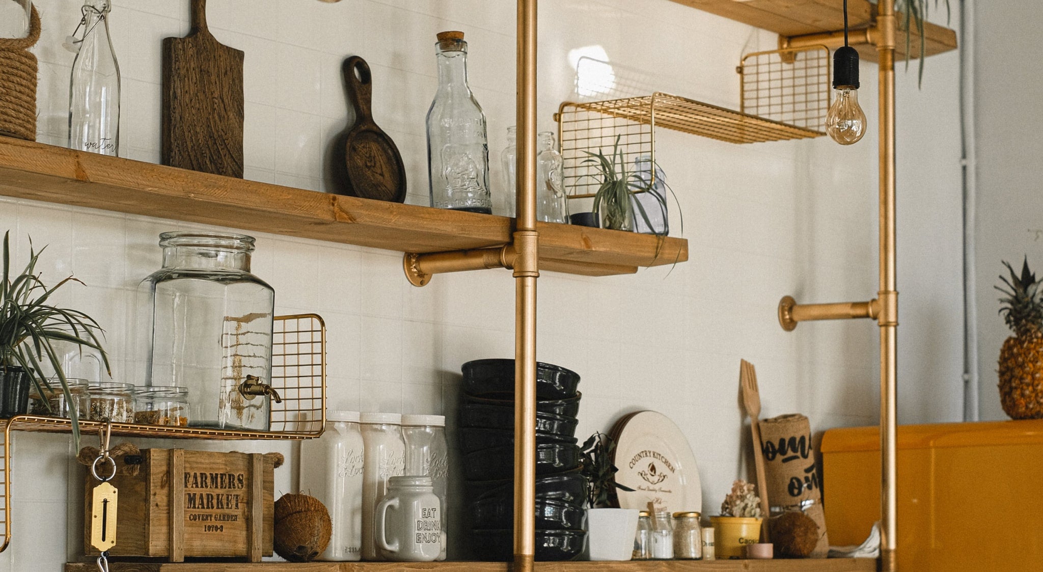 Decorate Open Shelving