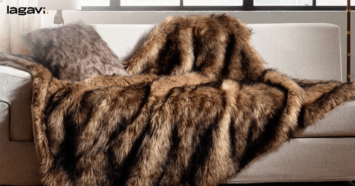 Faux fur throws Diwali Decoration Ideas