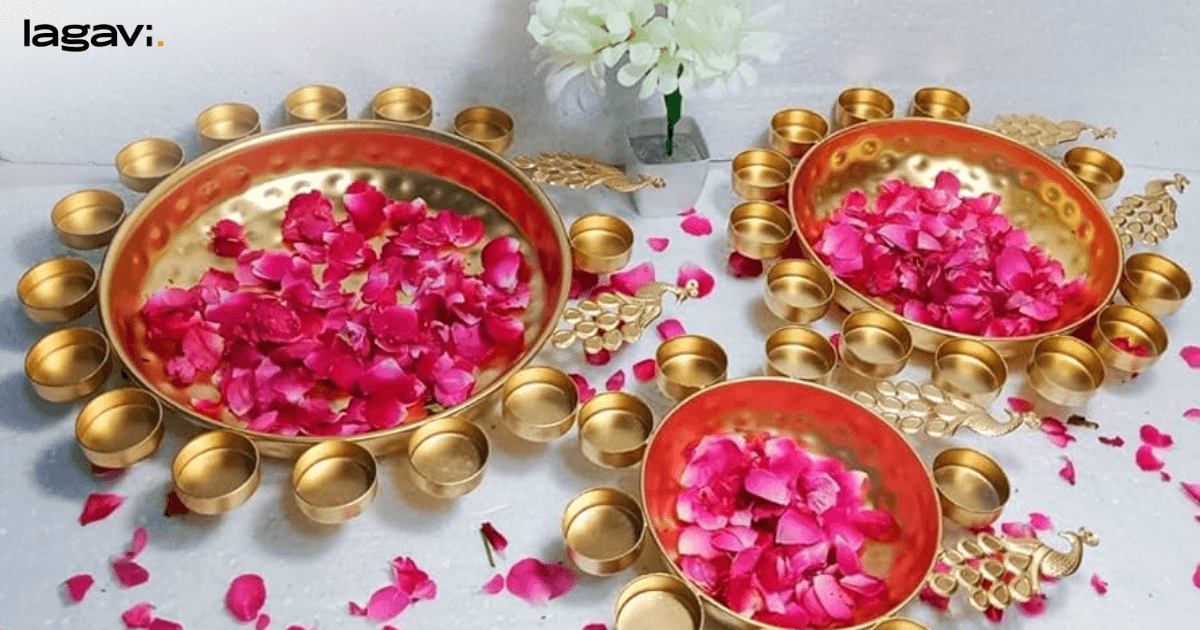Floating flower petals Diwali Decoration Ideas