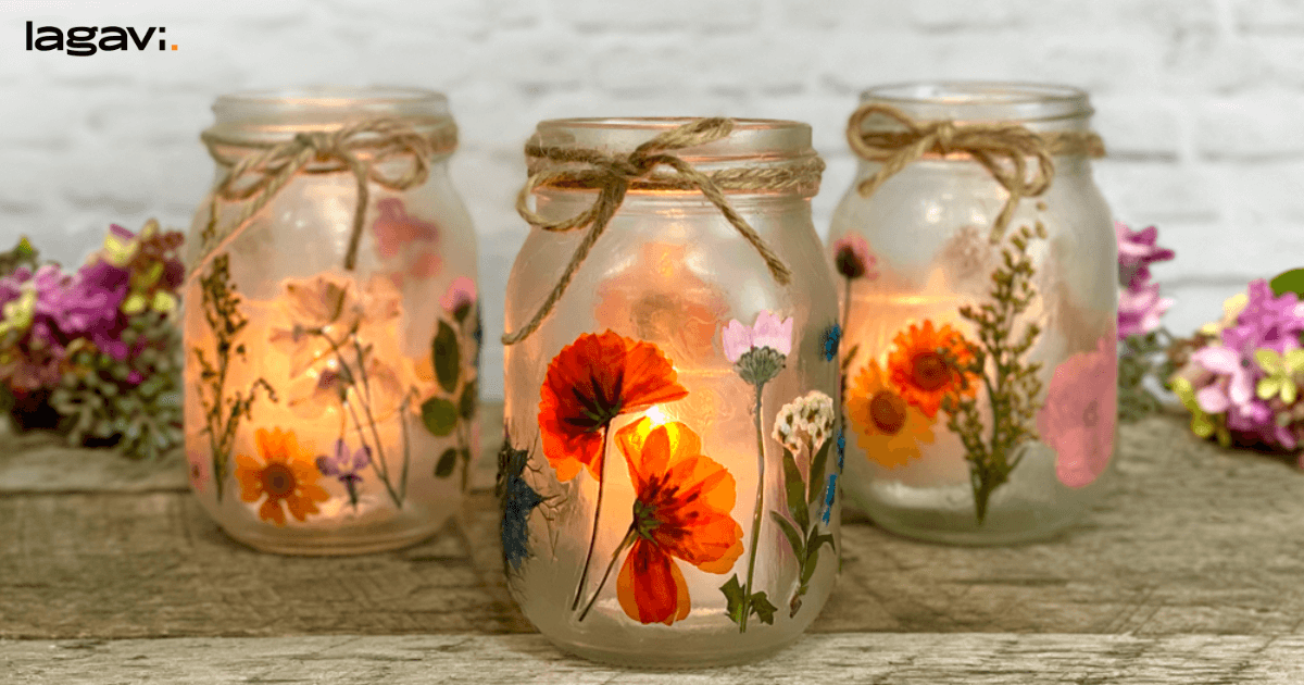 Mason Jar Lanterns Diwali Decoration Ideas