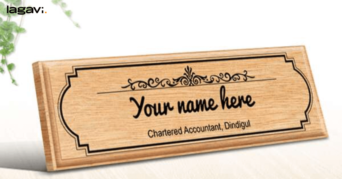 Personalized Name Plates