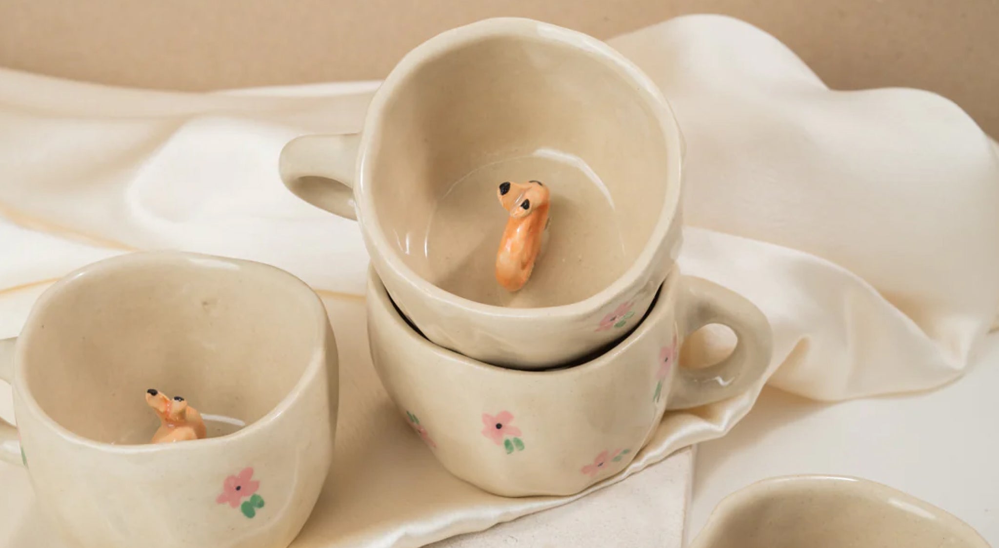 Popup Stone Ceramics - Peek-A-Boo Cup