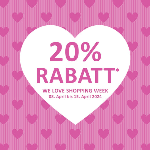 20% Rabatt We Love Shopping Week