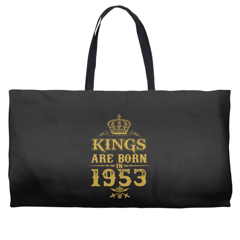 kings are born in 1953 Weekender Totes