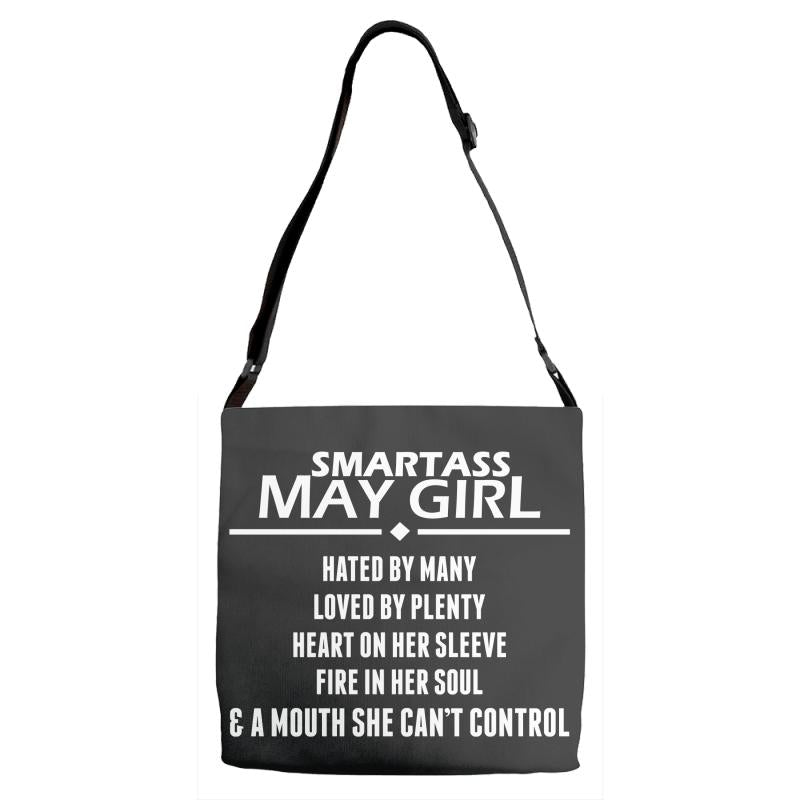 Smartass May Girl Adjustable Strap Totes