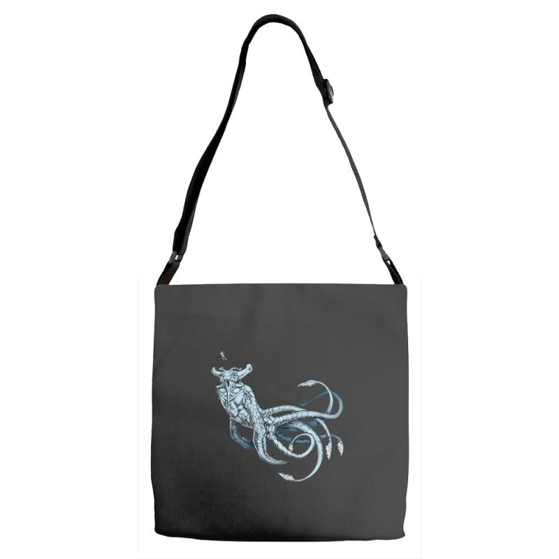 sea emperor transparent buffalo Adjustable Strap Totes