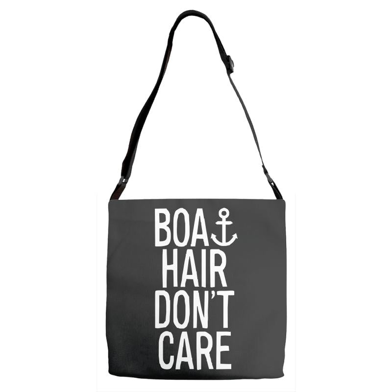 boat hair don't care Adjustable Strap Totes