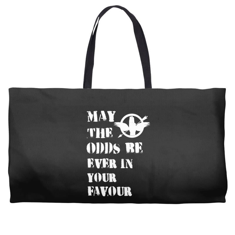 May The Odds Be Ever In Your Favour Weekender Totes