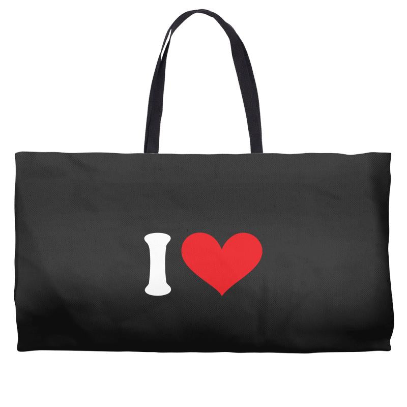 i heart customize it Weekender Totes