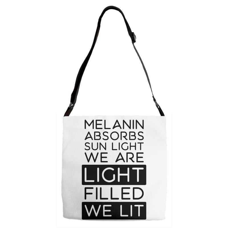 we lit Adjustable Strap Totes