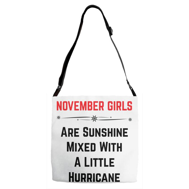 November Girls Adjustable Strap Totes