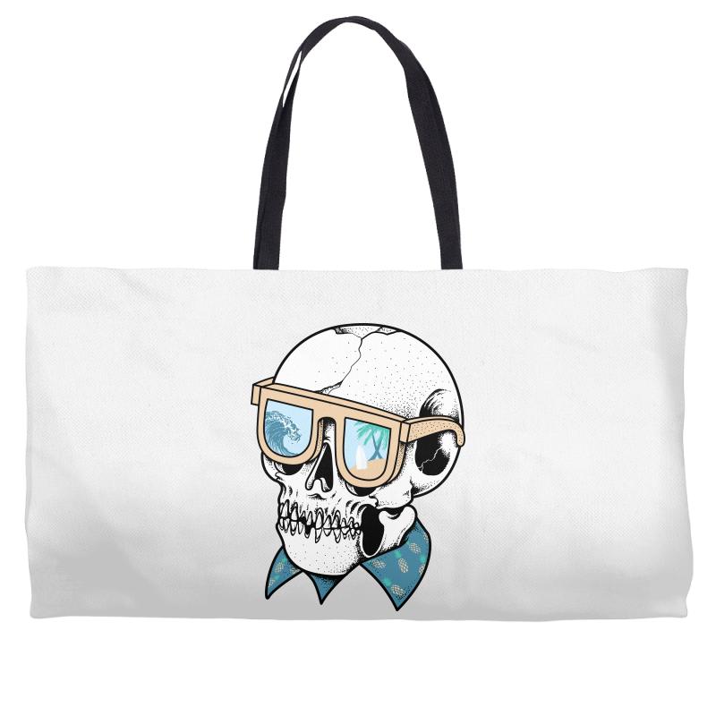 skull holiday Weekender Totes