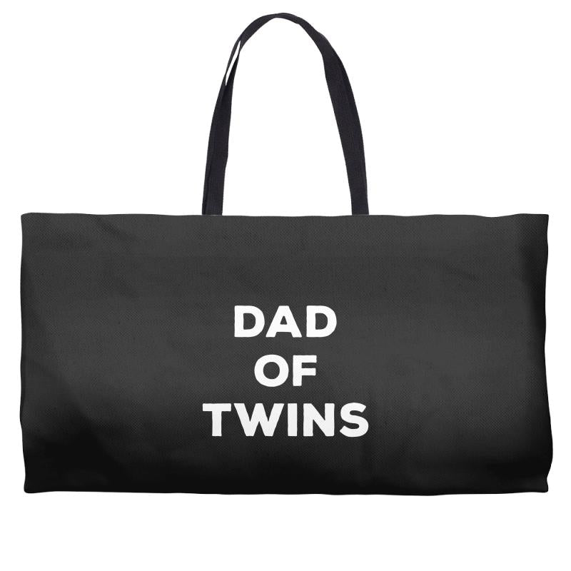 Dad of Twins Weekender Totes